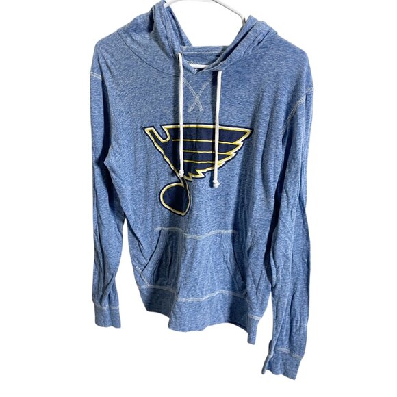 Signature Concepts Vintage Classics Small Blue St. Louis Blues Hoodie Women’s - Picture 1 of 4